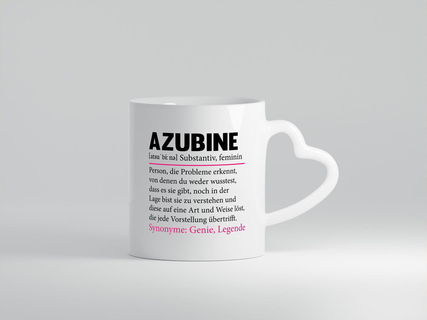 Azubine | Beruf Ausbildung Lehre Lehrling lustig Arbeit Kollegen Büro Geschenk