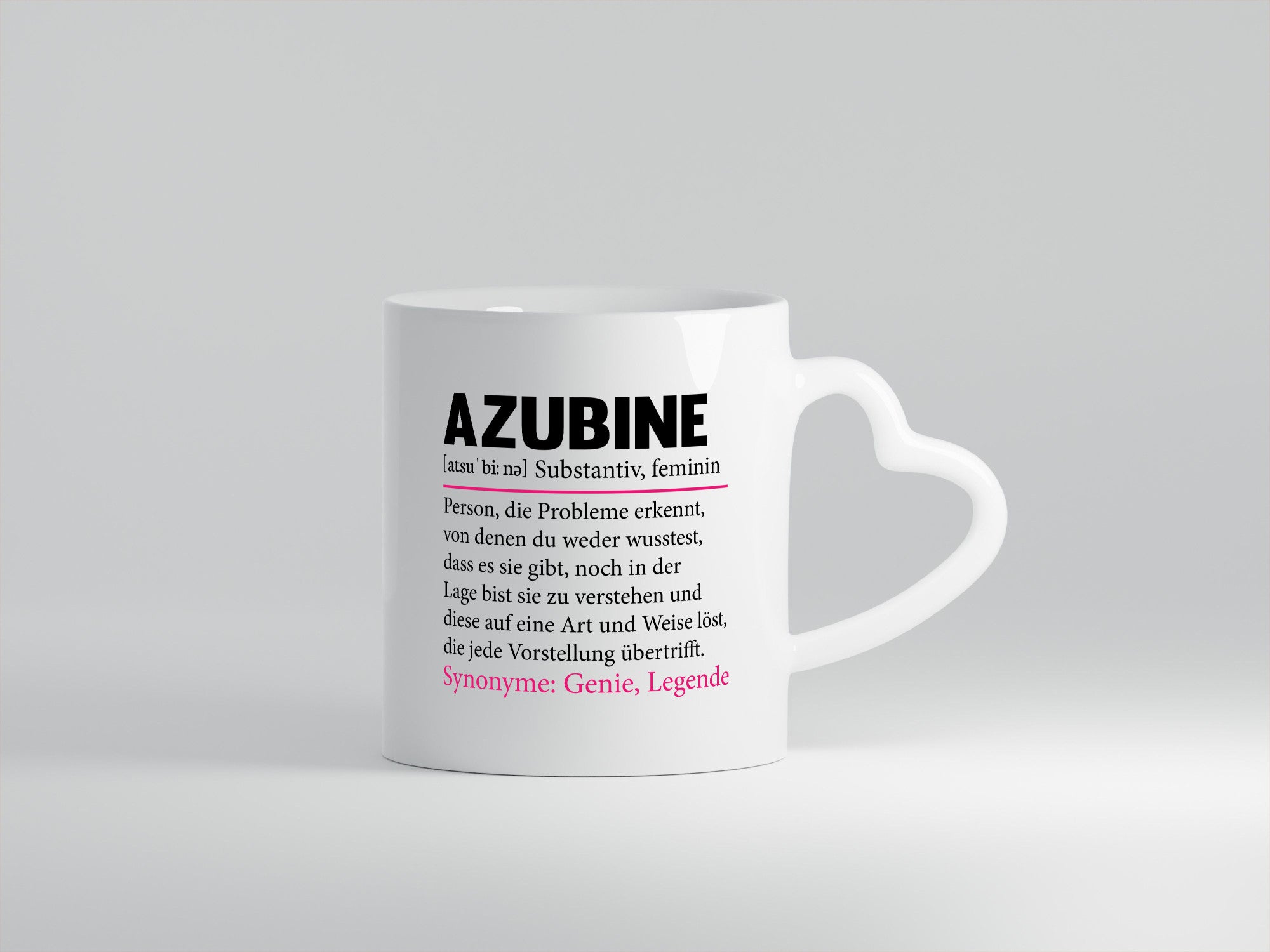 Azubine | Beruf Ausbildung Lehre Lehrling lustig Arbeit Kollegen Büro Geschenk