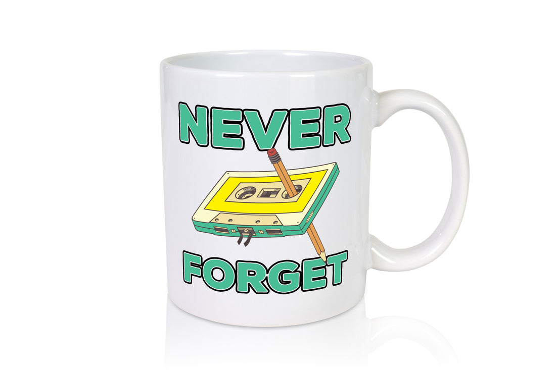 Never Forget | Kassetten Zurück spulen alte Zeit lustiger Spruch Geschenk Humor