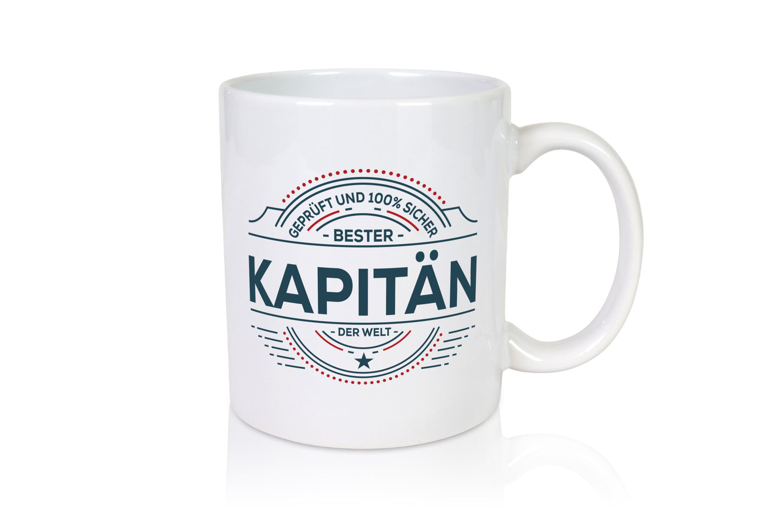 Geprüft und sicher: Kapitän | Schiffskapitän Schiff lustiger Spruch Geschenk