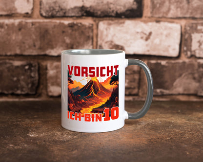 10. Geburtstag | 10 Jahre Vulkanausbruch Vulkan Humor Geschenkidee Tasse