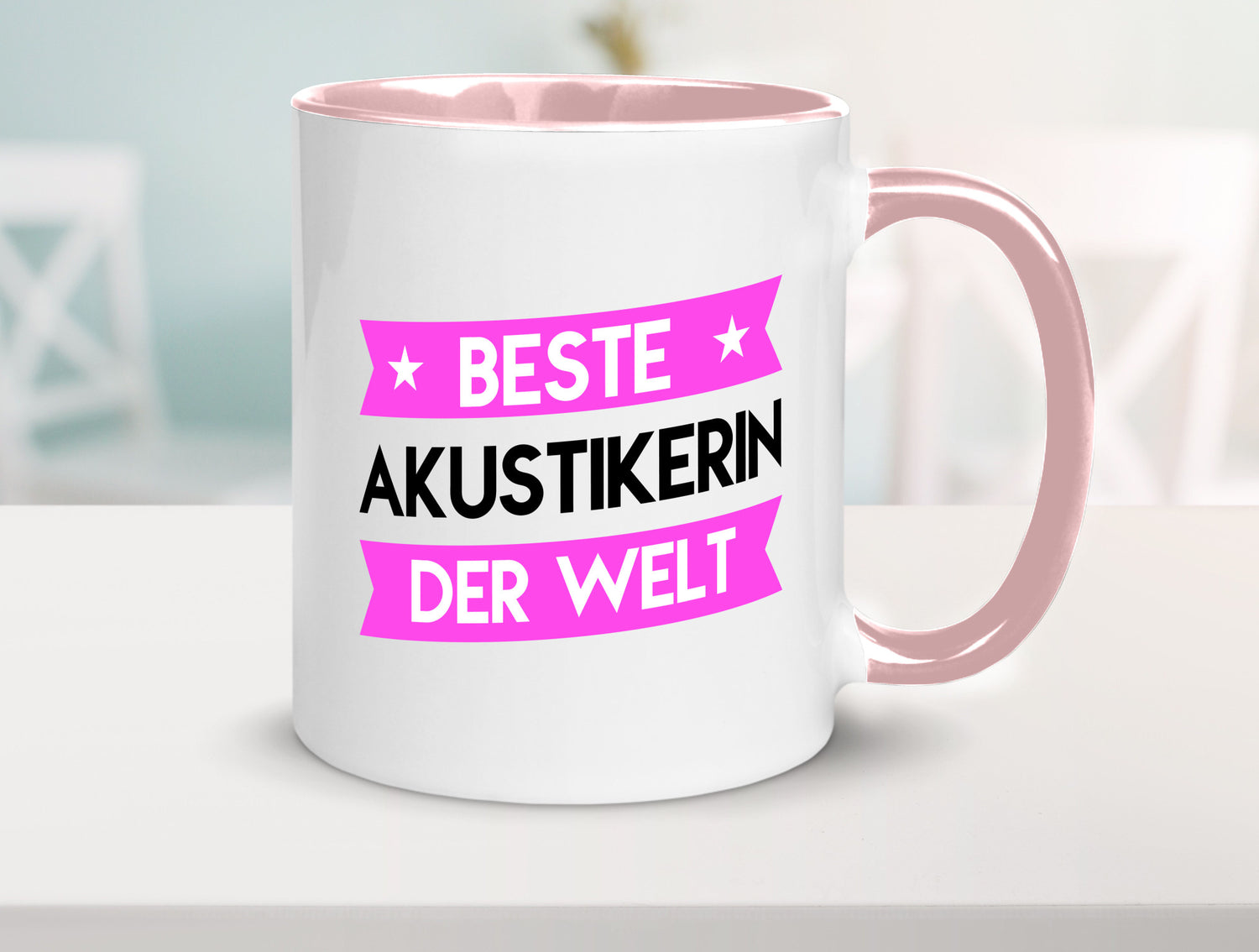 Best Akustikerin | Akustik Hörgeräteakustik Humor Geschenkidee Tasse