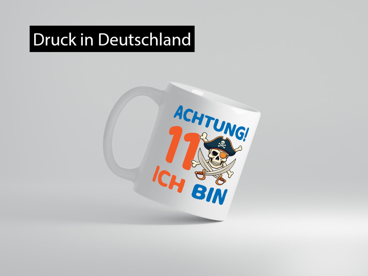 11. Geburtstag | 11 Jahre Pirat lustig Geschenkidee Geschenk Tasse