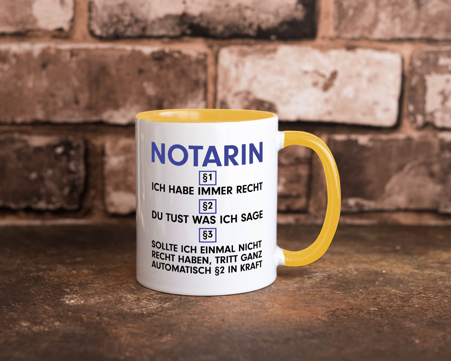 Ich habe immer Recht Notarin | Juristin v2 lustiger Spruch Geschenk Humor
