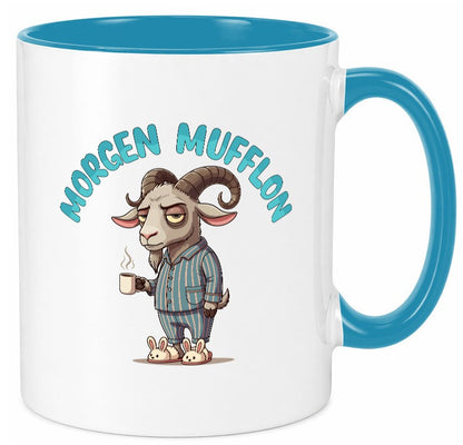 Morgen Mufflon | Morgenmuffe v2 lustig Humor Geschenkidee Geschenk Tasse