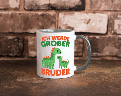 Ich werde Großer Bruder | Dino Brudersaurus lustig Humor Geschenkidee Geschenk
