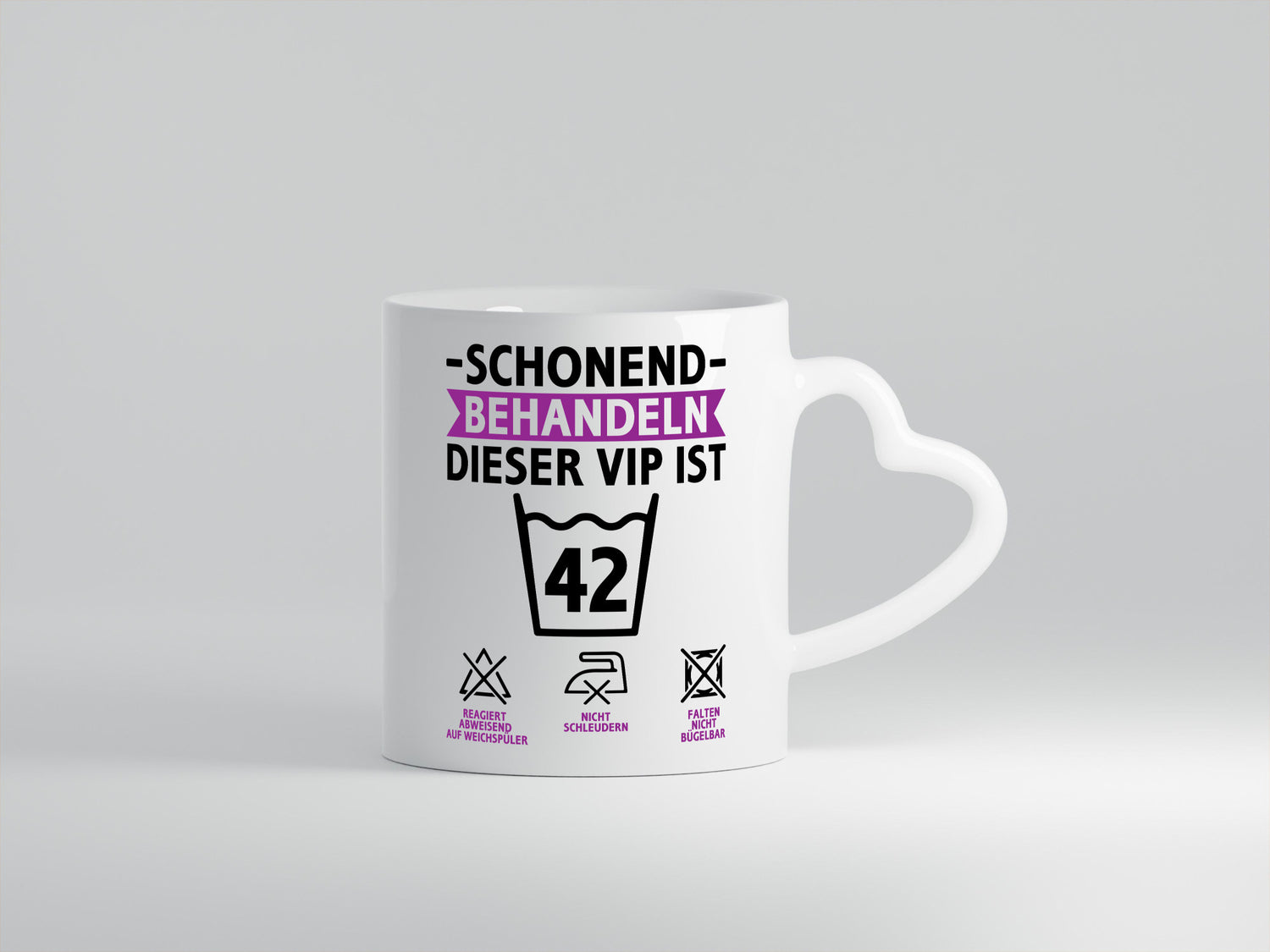 42 Geburtstag | schonend behandeln Jahre Humor Geschenkidee Tasse