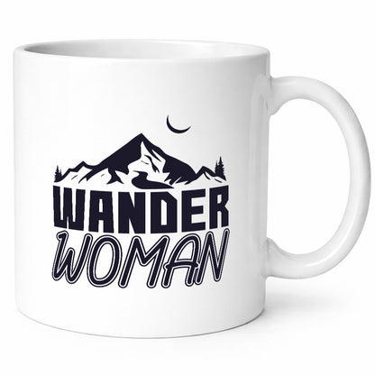 Wander Woman | Frauen Tasse Wanderer Bergsteigen lustig Familie Geschenkidee
