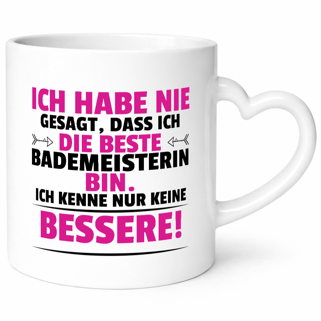Die Beste Bademeisterin | Schwimmmeisterin Geschenkidee Humor Tasse