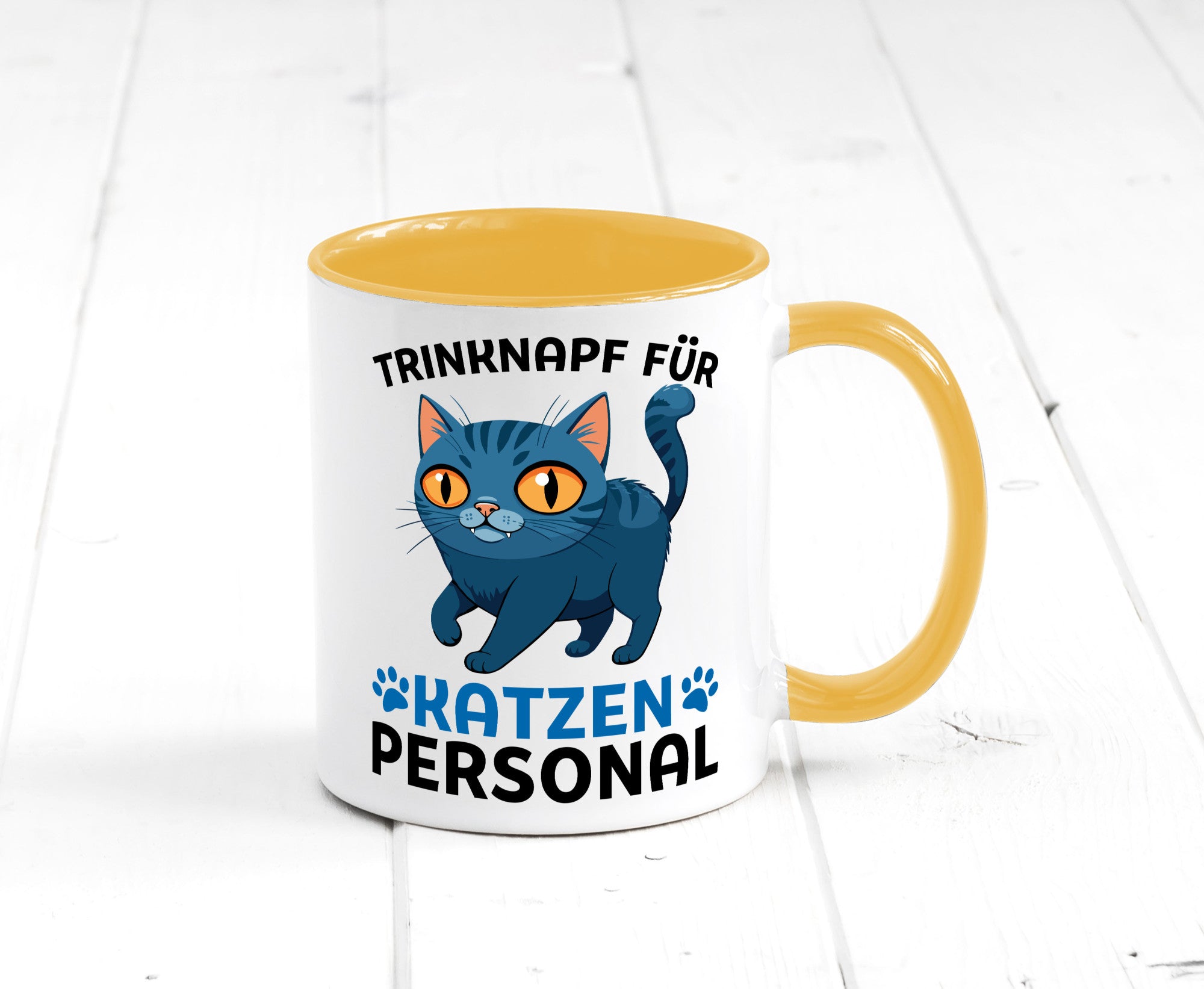 Katzen Personal | Katzenbesitzer Tasse Katze Humor vl2 Tierliebhaber