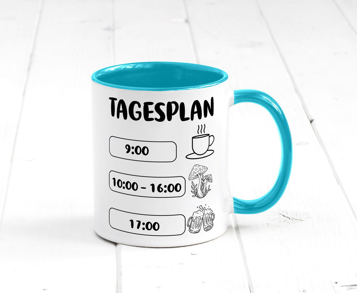 Tagesplan Pilzsammler | Pilze Wald v2 Geschenk Humor Geschenkidee lustiger