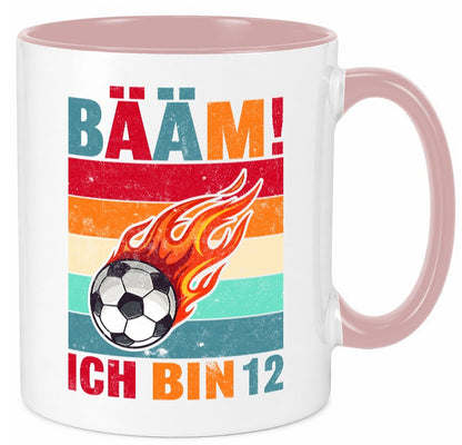 12. Geburtstag | Bääm ich bin 12 Fußball Humor Geschenkidee Tasse