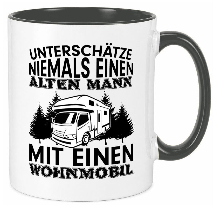 Alter Mann mit Wohnmobil | Männer Tasse Camping Geschenk Humor Geschenkidee