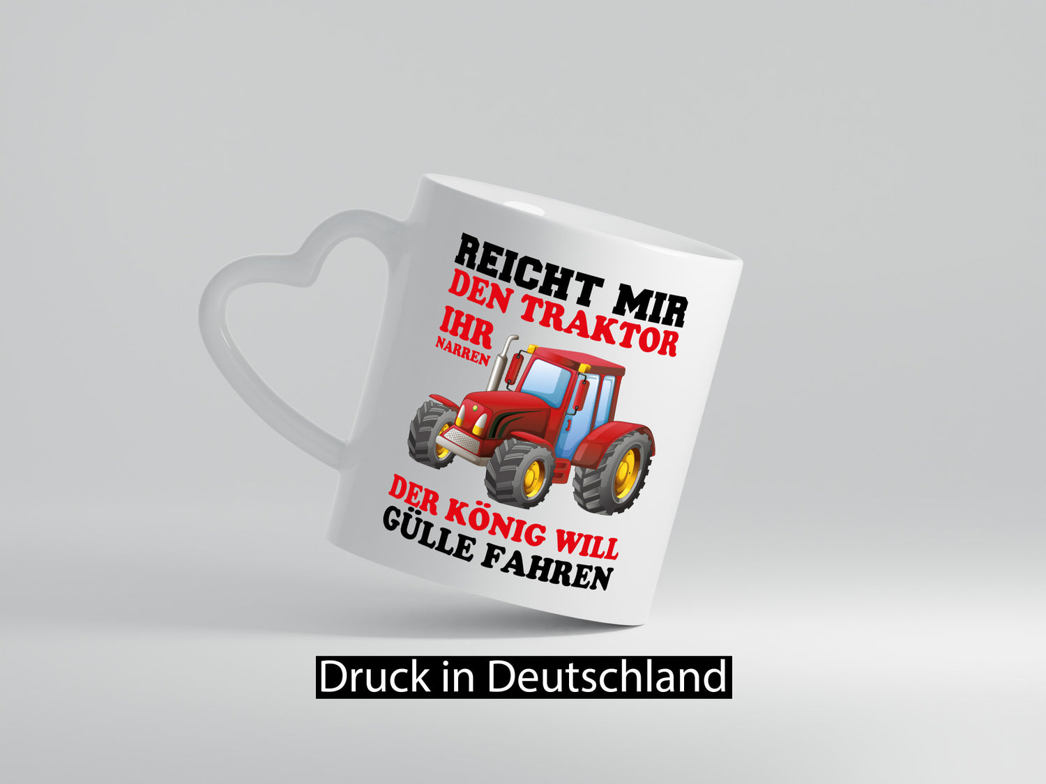 Gebt mir den Traktor Geschenk Humor Geschenkidee lustiger Spruch Tasse