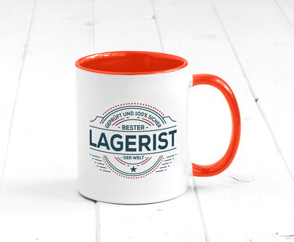 Geprüft und sicher: Lagerist | Lageristen Lager Arbeiter lustiger Spruch