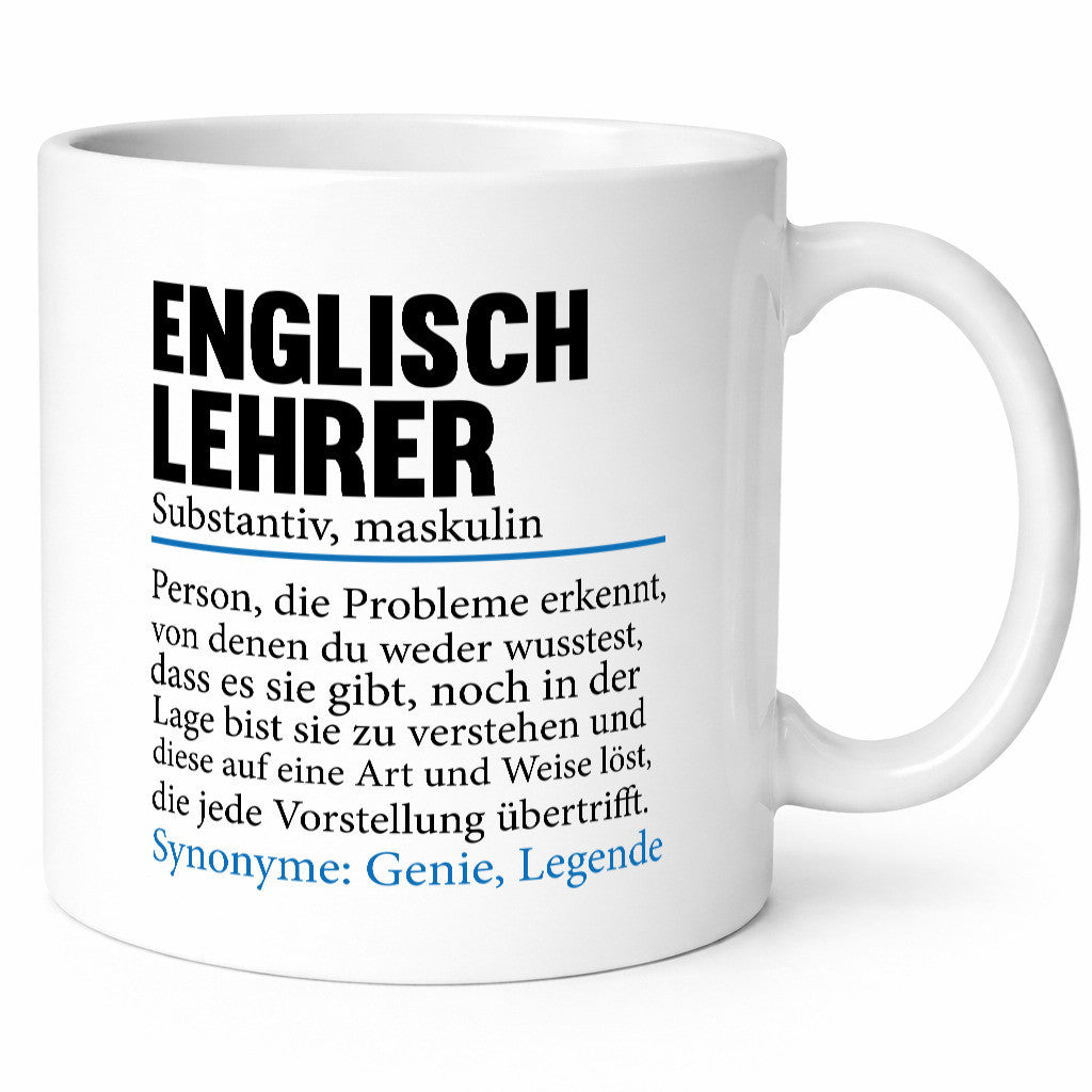 Englischlehrer | Lehrer Schule Englisch Geschenkidee Humor Tasse
