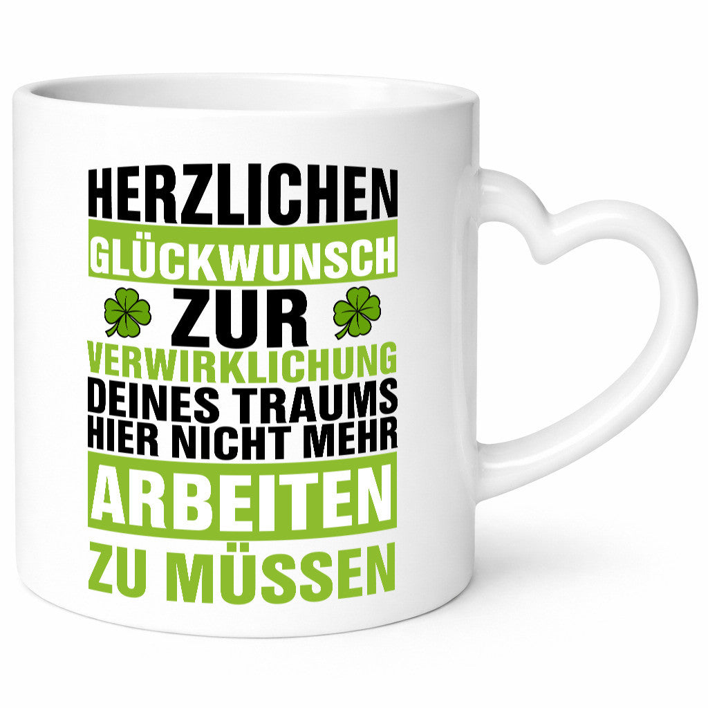 Verwirklichung deiner Träume | Stellenwechel Kollege Humor Arbeit Kollegen Büro