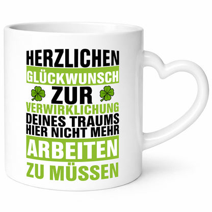 Verwirklichung deiner Träume | Stellenwechel Kollege Humor Arbeit Kollegen Büro