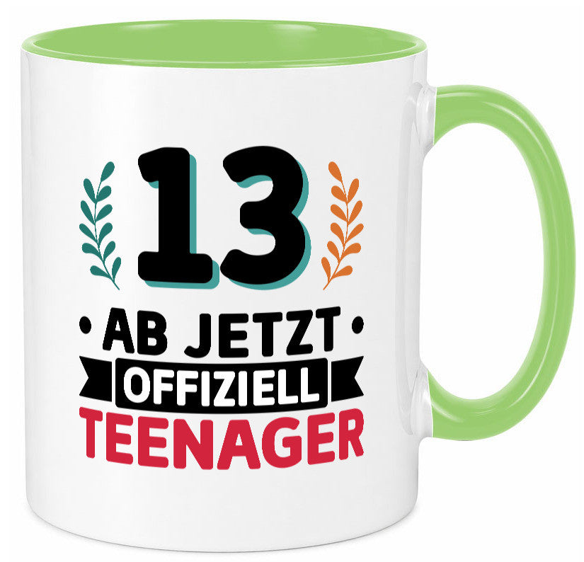 13. Geburtstag | Mädchen Tasse Teenager Spruch vl7 lustiger Geschenk