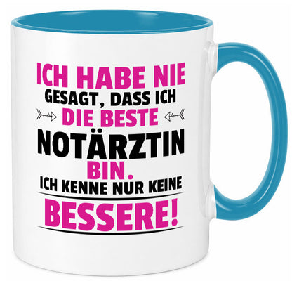 Die Beste Notärztin | Ärztin Humor Geschenkidee Tasse