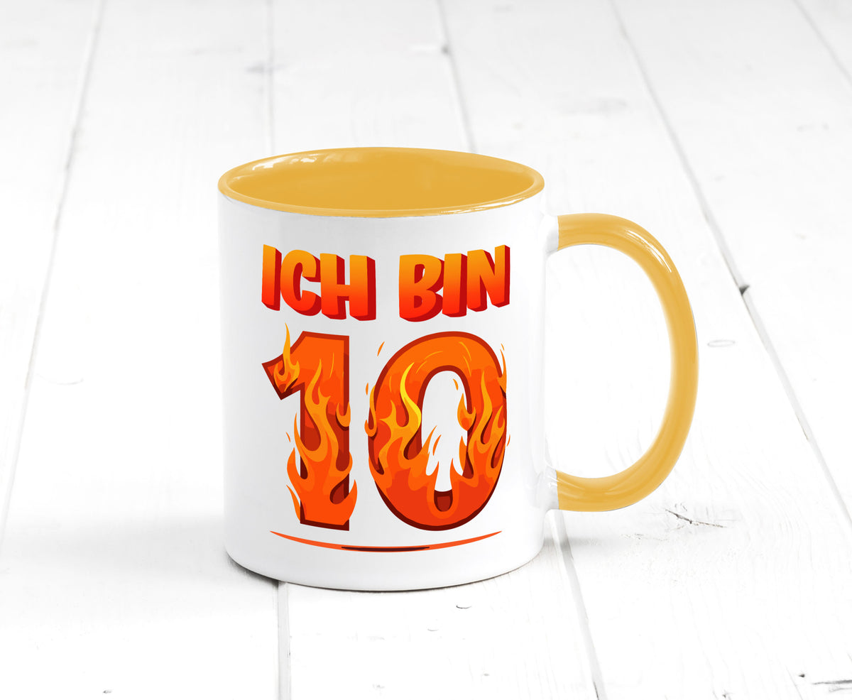 10. Geburtstag | 10 Jahre Drache lustiger Spruch Geschenk Geschenkidee Tasse
