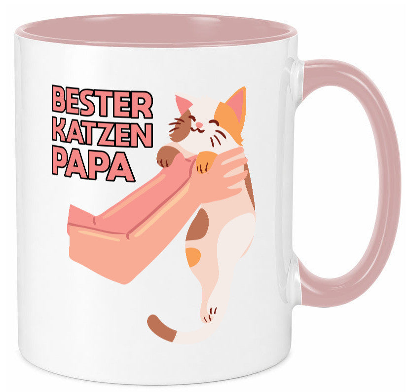 Bester Katzenpapa | Katze Gabel Geschenk Tierliebhaber Humor lustiger Spruch