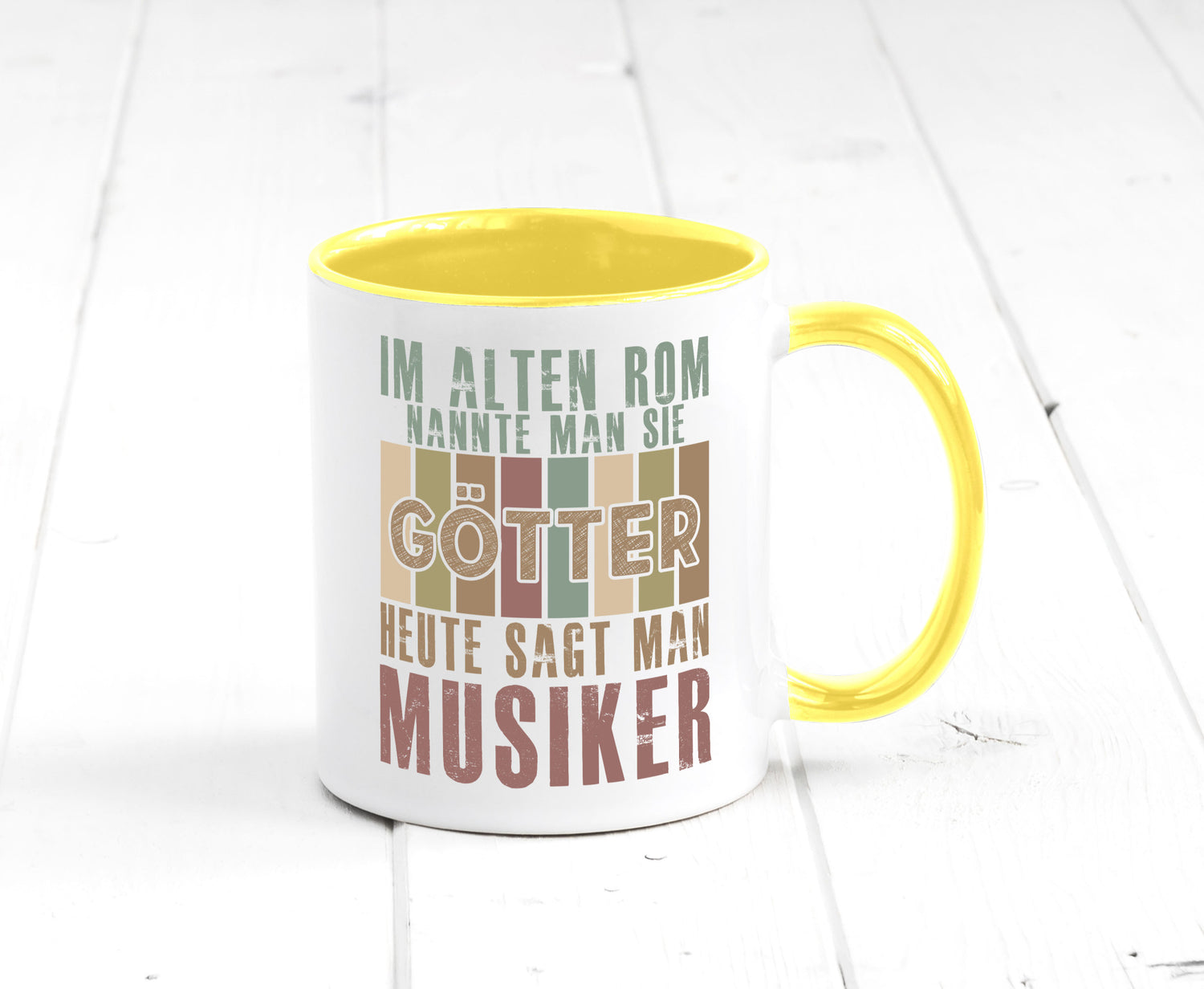 Heute sagt man: Musiker | Musik Musikant Humor Geschenkidee Tasse