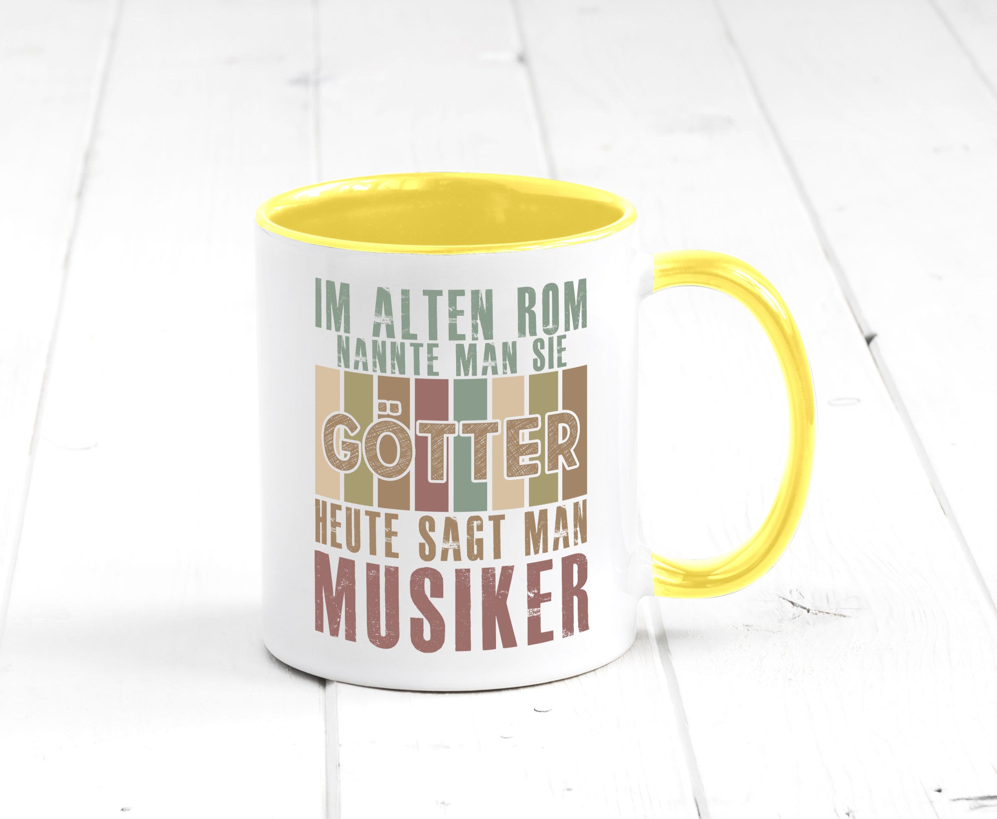 Heute sagt man: Musiker | Musik Musikant Humor Geschenkidee Tasse