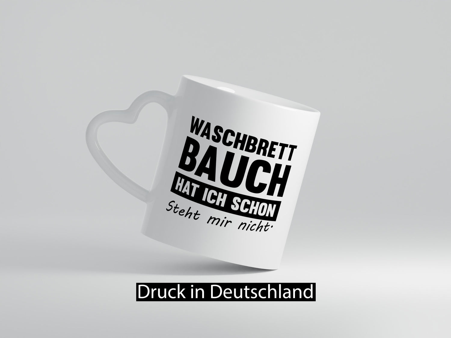 Waschbrettbauch steht mir nicht | Sixpack Gym lustiger Spruch Geschenk Humor