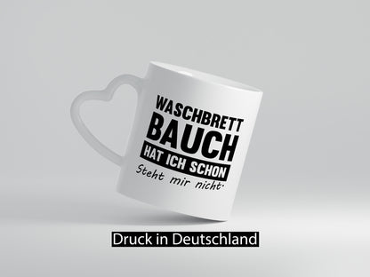 Waschbrettbauch steht mir nicht | Sixpack Gym lustiger Spruch Geschenk Humor