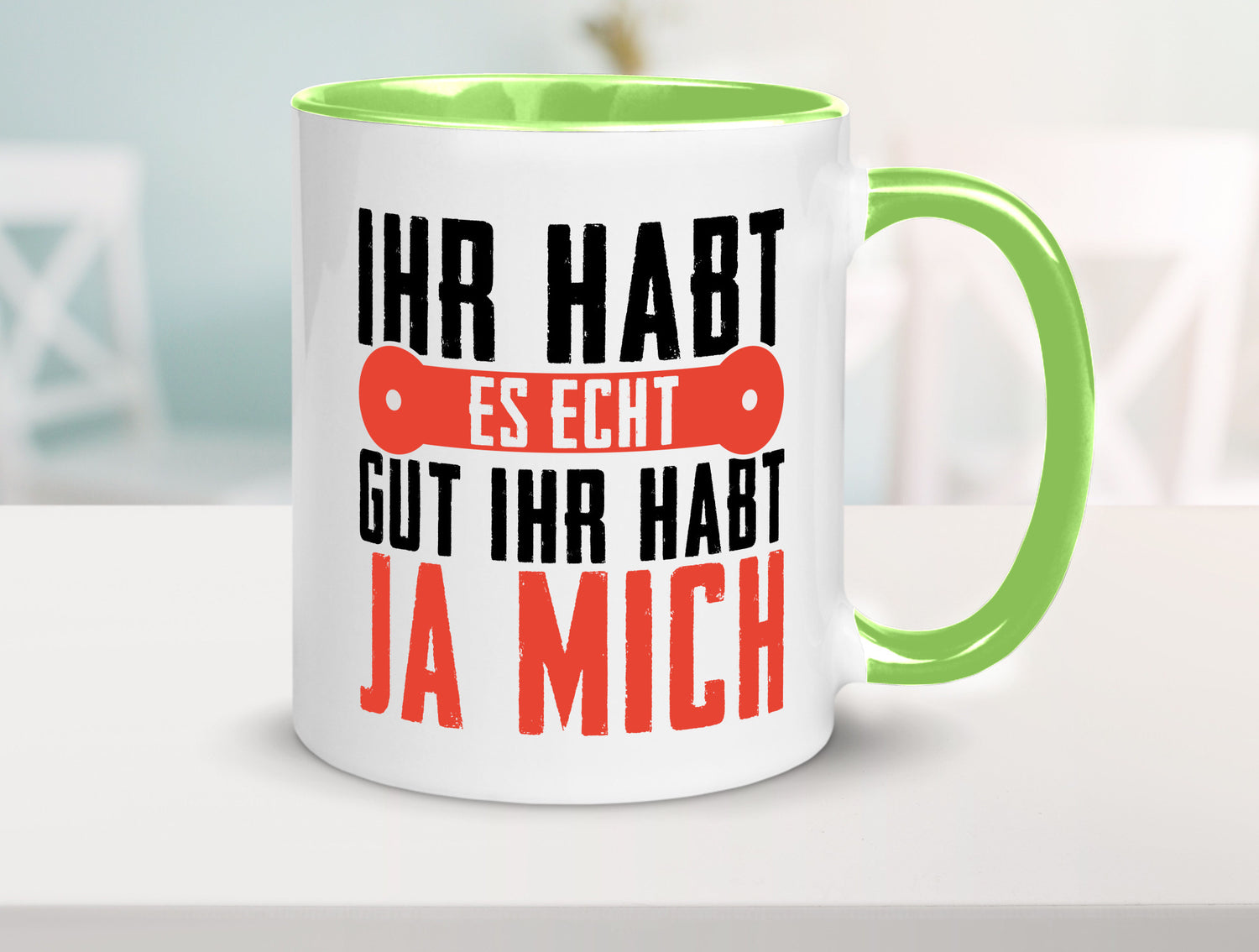 Ihr habt es echt gut ja mich lustig Humor Geschenkidee Geschenk Tasse