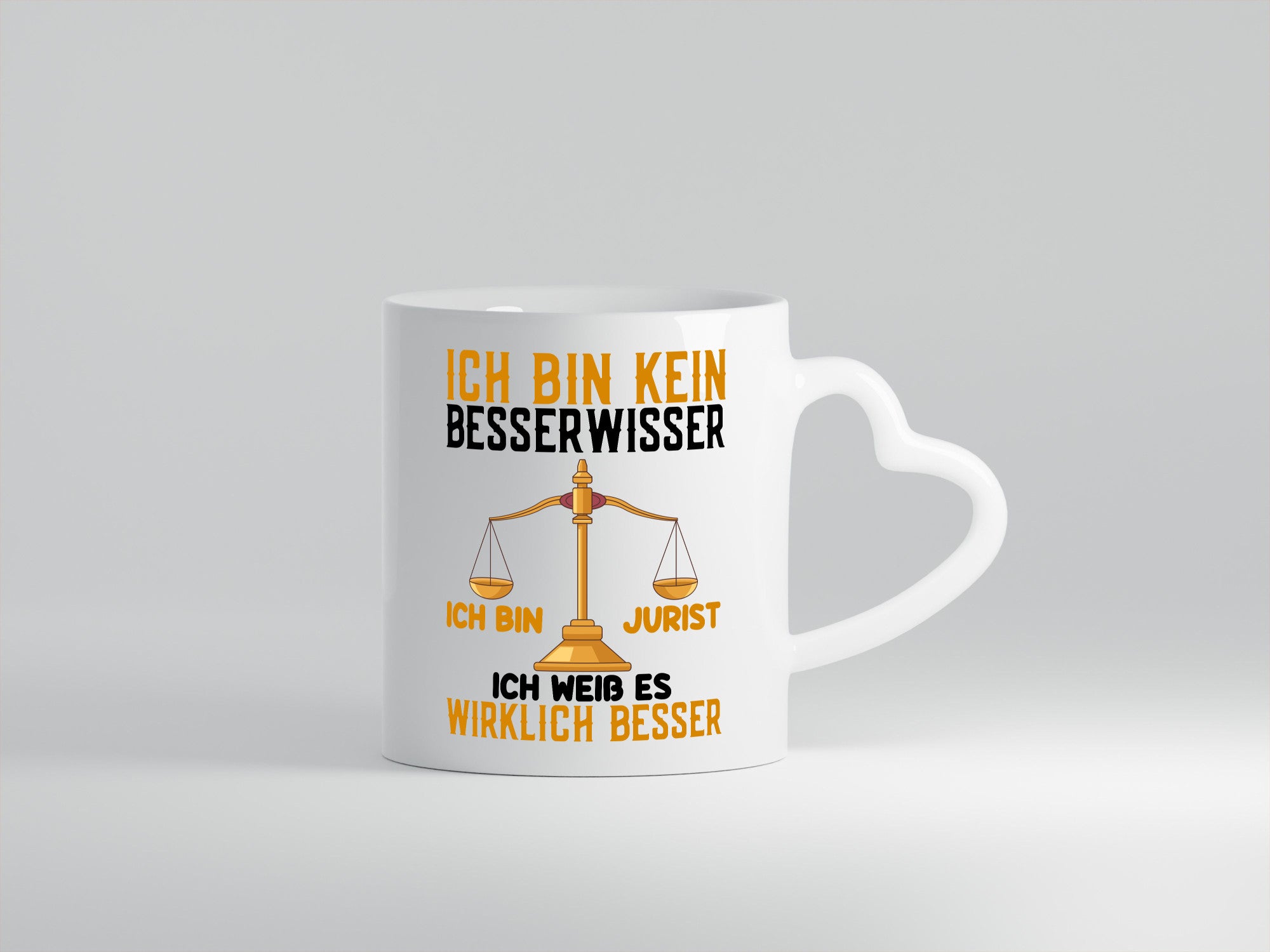Bin kein Besserwisser | jurist weiß alles besser Humor Geschenkidee Tasse