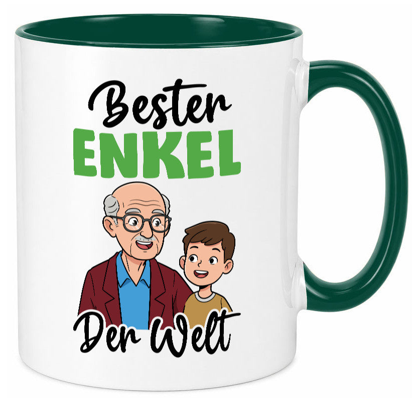 Bester Enkel | Großmutter Großvater Oma Opa lustiger Spruch Geschenk Familie