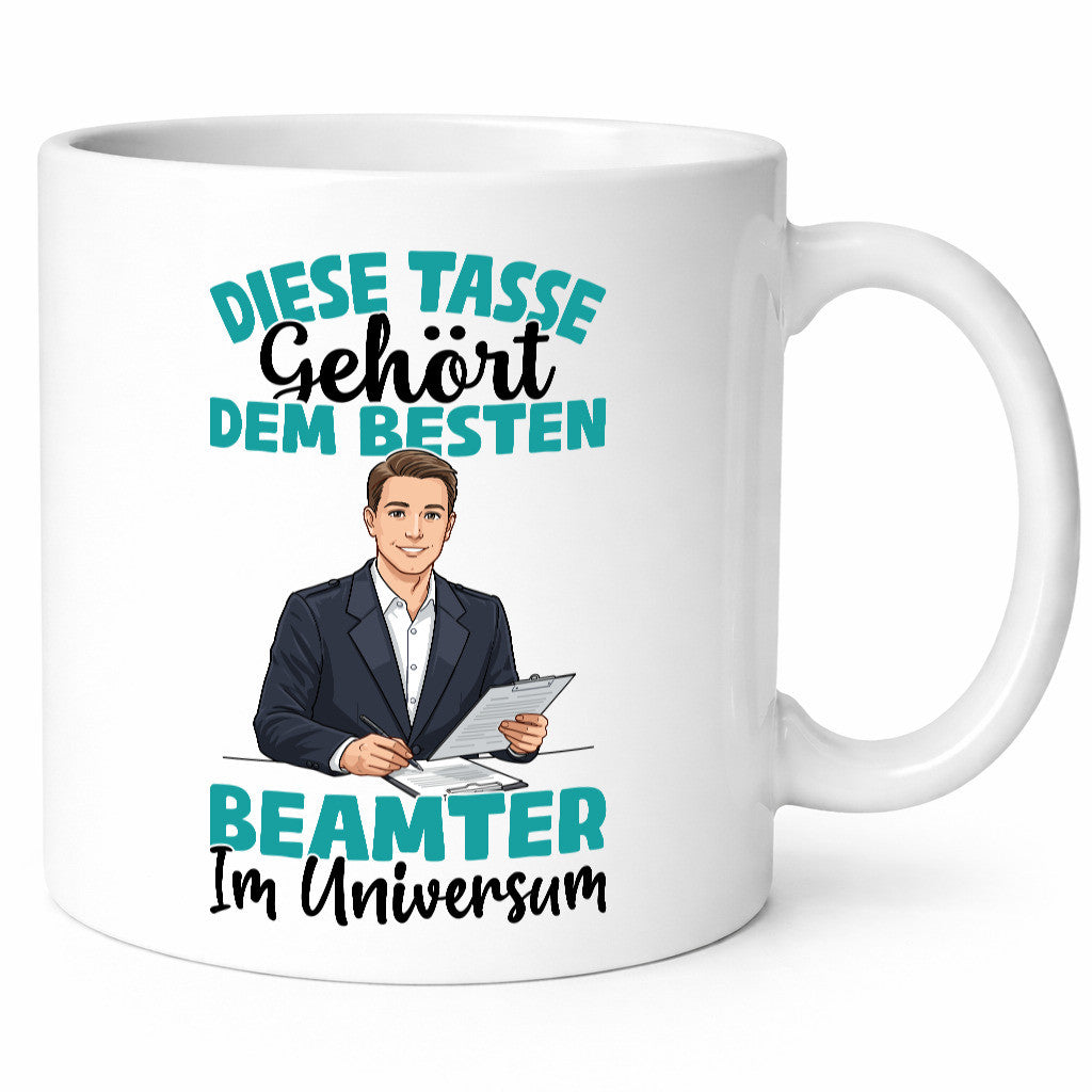 Im Universum: Beamter | Verbeamtung Dienst lustig Humor Geschenkidee Geschenk