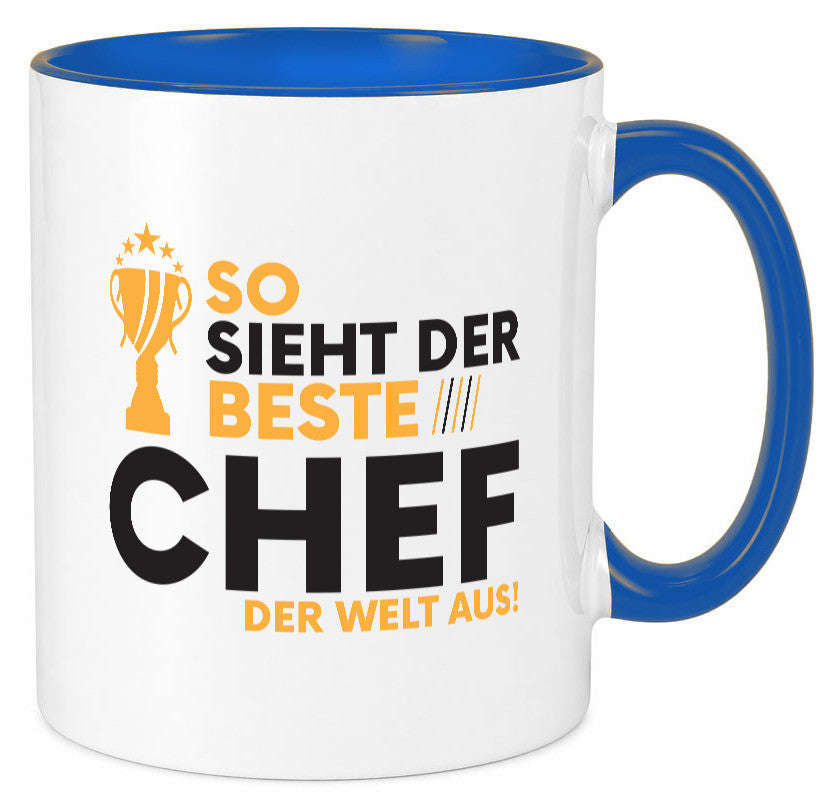 Der Weltbeste Chef | Führungskraft Vorgesetzter lustig Arbeit Kollegen Büro Tasse