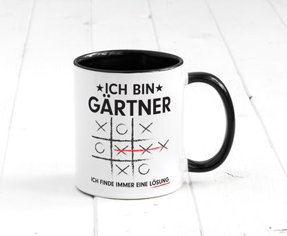 Lösung finden: Gärtner | Gartenbau v2 Geschenk Humor Geschenkidee lustiger
