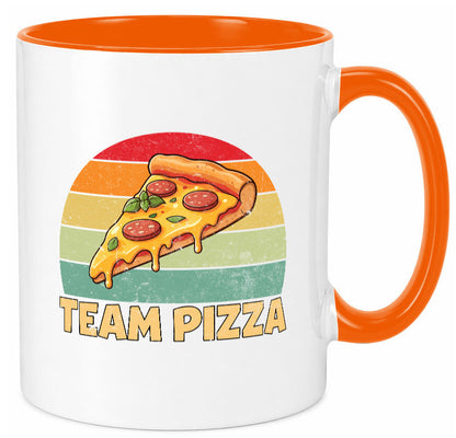 Team Pizza | Pizzaliebhaber Lover v2 Geschenkidee Humor Tasse