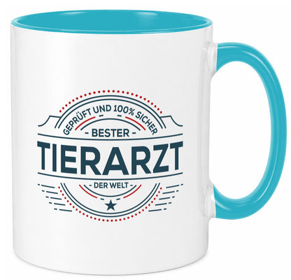 Geprüft und sicher: Tierarzt | Tiermedizin Mediziner Humor Tierliebhaber
