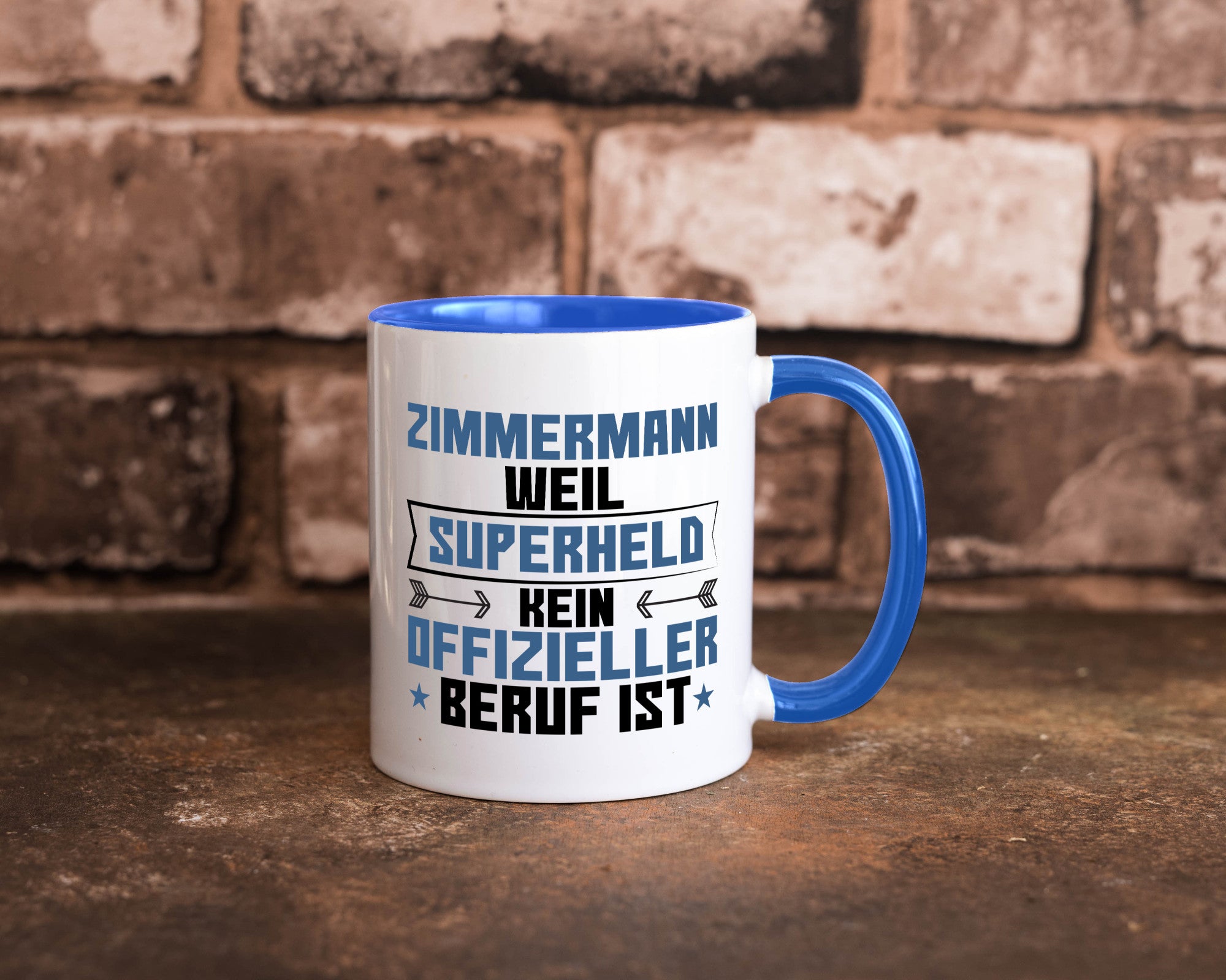 Superheld Zimmermann | Handwerker Holzbau Geschenk Humor Geschenkidee lustiger