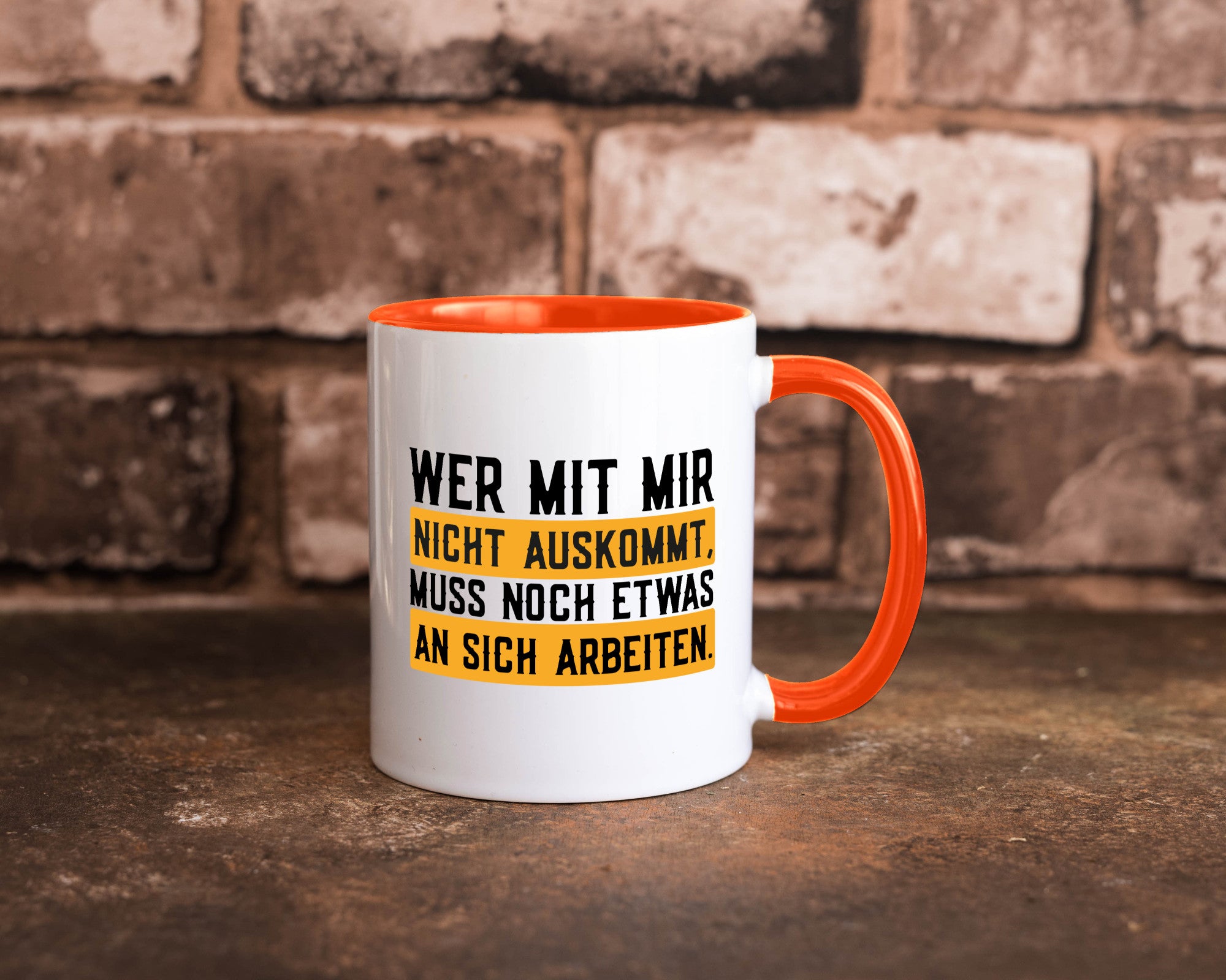 Wer mit mir nicht auskommt | Selbstbewusst lustiger Spruch Geschenk Humor