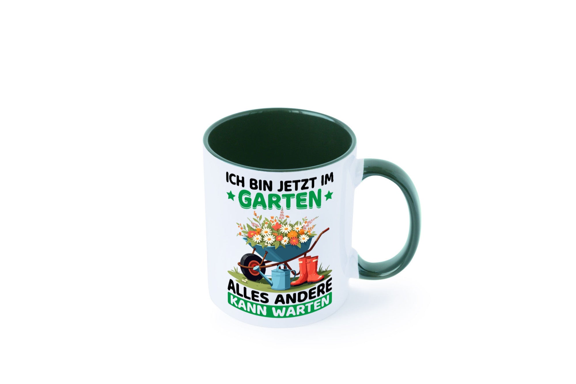 Im Garten alles andere kann warten | Gärtner Gartenarbeit Geschenk Arbeit
