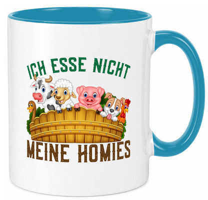 Ich esse nicht meine Homies | Farmer Landwirt lustiger Spruch Geschenk Humor Tasse
