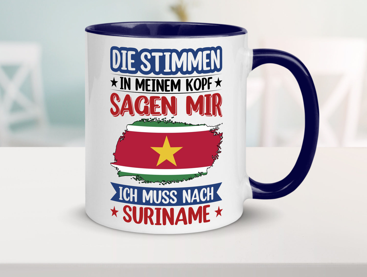 Suriname | Urlaub Stimmen in meinem Kopf Traumland v2 Geschenk Humor