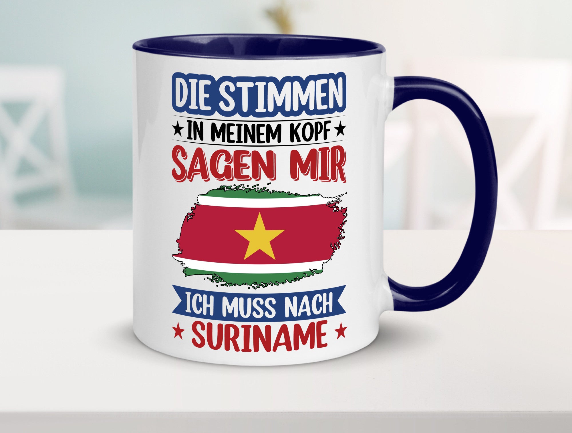 Suriname | Urlaub Stimmen in meinem Kopf Traumland v2 Geschenk Humor