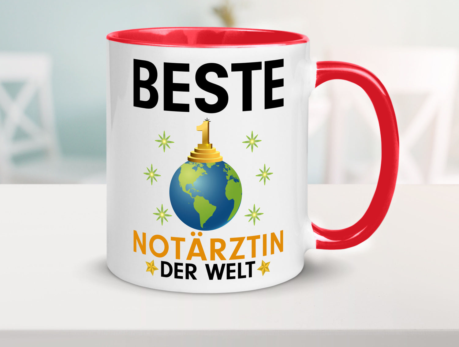Welt Beste Notärztin | Ärztin lustig Humor Geschenkidee Geschenk Tasse