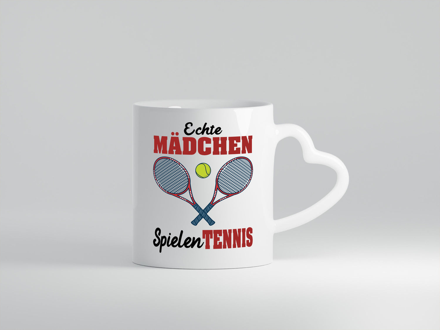 Echte Mädchen Spielen Tennis | Sport Geschenkidee Humor Tasse
