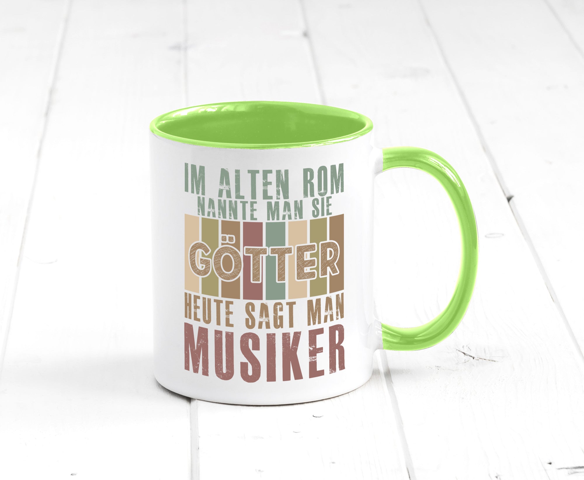 Heute sagt man: Musiker | Musik Musikant Humor Geschenkidee Tasse