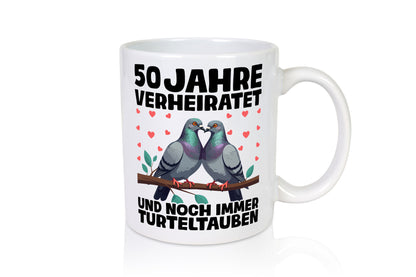 50 Jahre verheiratet | Turteltauben Ehe Ehepaar Geschenk Humor Geschenkidee