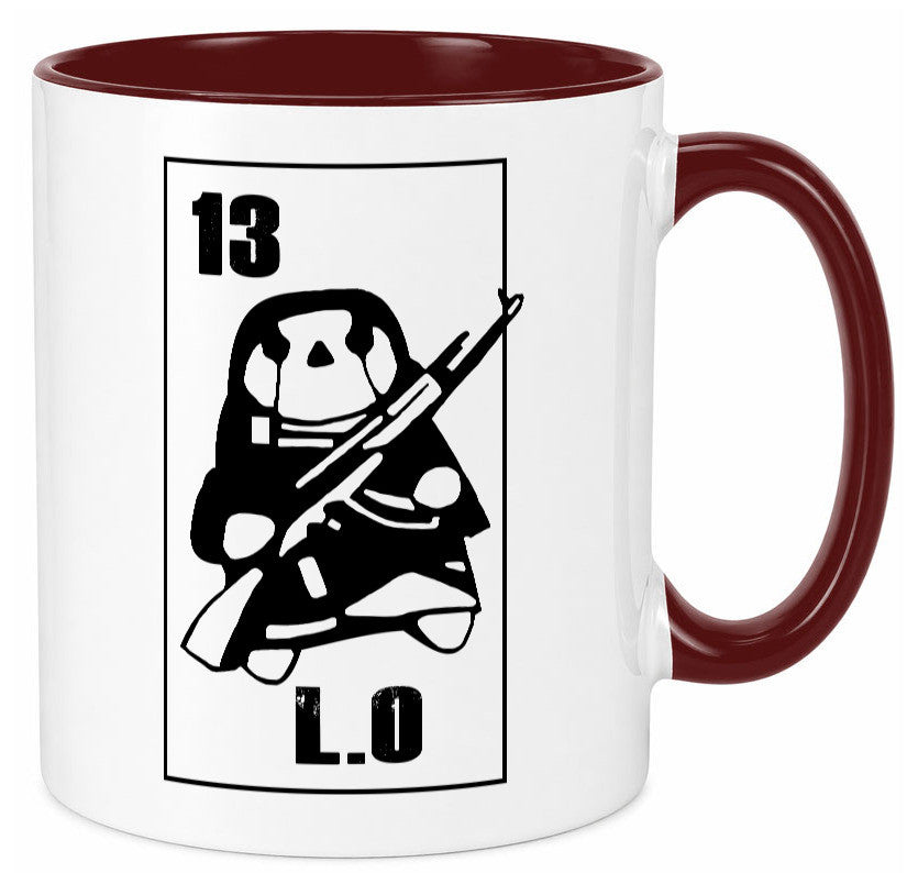 13 L.O lustiger Spruch Geschenk Humor Geschenkidee Tasse