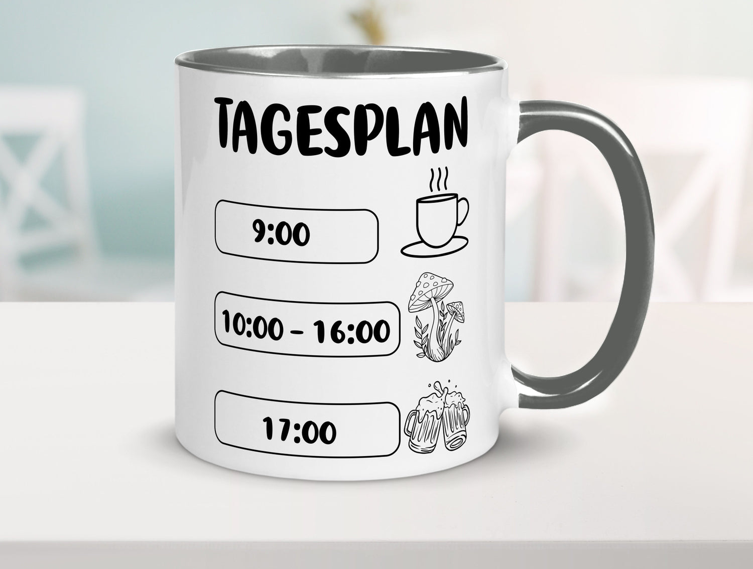 Tagesplan Pilzsammler | Pilze Wald v2 Geschenk Humor Geschenkidee lustiger